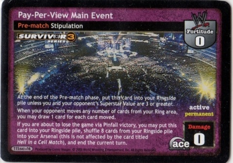 Pay-Per-View Main Event (SS3)